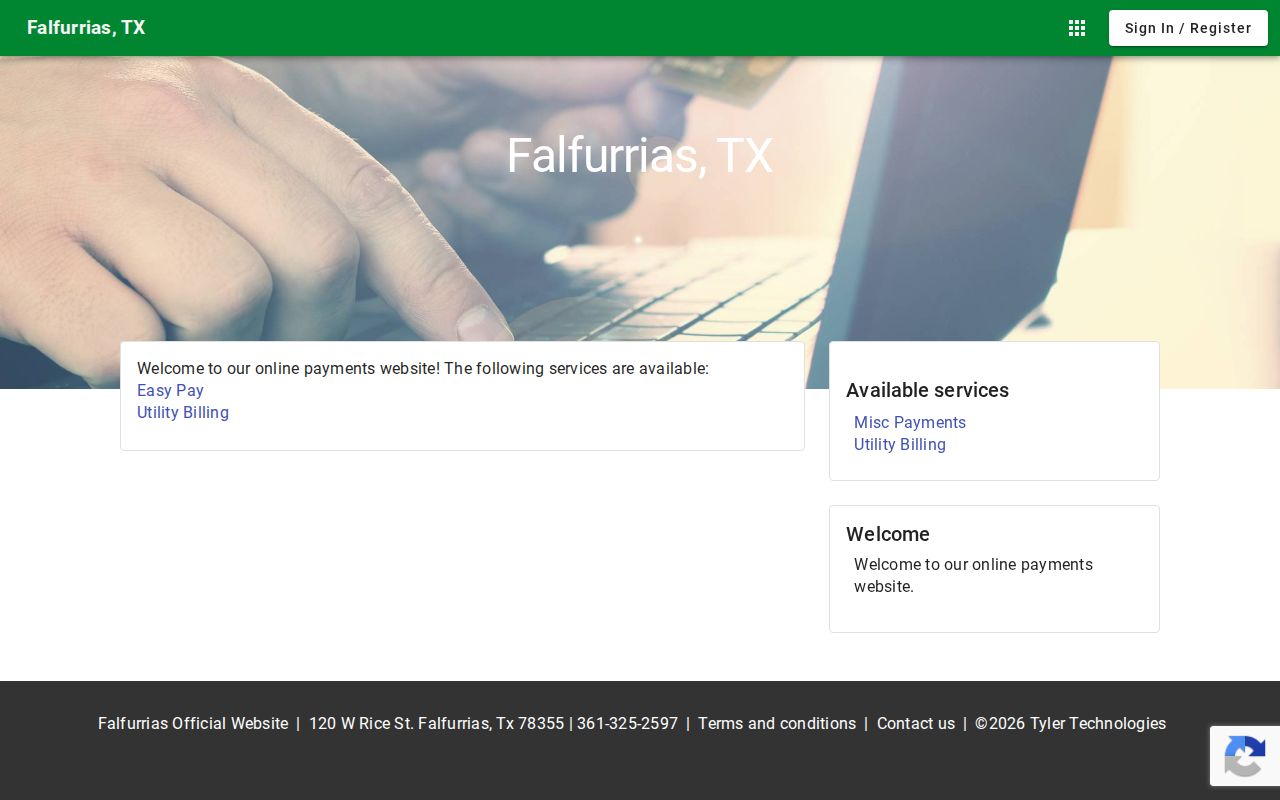 Falfurrias criminal history municipal online services search